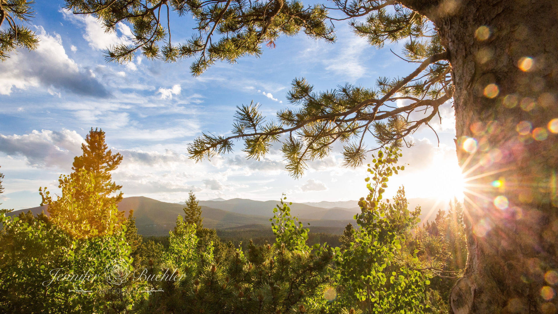 Sunset at the Continental Divide